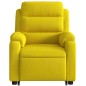 vidaXL Sillón reclinable elevable terciopelo amarillo vidaXL Sillón reclinable elevable terciopelo amarillo