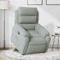 vidaXL Sillón reclinable elevable terciopelo gris claro vidaXL Sillón reclinable elevable terciopelo gris claro