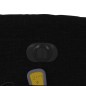 vidaXL Sillón reclinable de masaje eléctrico tela negro vidaXL Sillón reclinable de masaje eléctrico tela negro