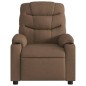 vidaXL Sillón reclinable eléctrico de tela marrón vidaXL Sillón reclinable eléctrico de tela marrón