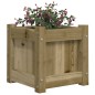 vidaXL Jardineras de exterior 2 unidades madera impregnada de pino