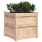 vidaXL Jardineras de exterior 2 unidades madera maciza de pino vidaXL Jardineras de exterior 2 unidades madera maciza de pino