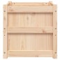 vidaXL Jardineras de exterior 2 unidades madera maciza de pino vidaXL Jardineras de exterior 2 unidades madera maciza de pino