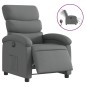 vidaXL Sillón reclinable eléctrico de tela gris oscuro vidaXL Sillón reclinable eléctrico de tela gris oscuro