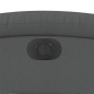 vidaXL Sillón reclinable eléctrico de tela gris oscuro vidaXL Sillón reclinable eléctrico de tela gris oscuro