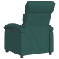 vidaXL Sillón reclinable eléctrico tela verde oscuro vidaXL Sillón reclinable eléctrico tela verde oscuro