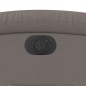 vidaXL Sillón reclinable eléctrico tela gris taupé vidaXL Sillón reclinable eléctrico tela gris taupé