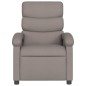 vidaXL Sillón reclinable de masaje eléctrico tela gris taupe vidaXL Sillón reclinable de masaje eléctrico tela gris taupe