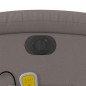 vidaXL Sillón reclinable de masaje eléctrico tela gris taupe vidaXL Sillón reclinable de masaje eléctrico tela gris taupe