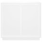 vidaXL Aparador de madera contrachapada blanco 80x34x75 cm