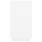 vidaXL Aparador de madera contrachapada blanco 80x34x75 cm