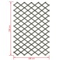 Nature Enrejado de jardín 100x200 cm madera verde 6041704 Nature Enrejado de jardín 100x200 cm madera verde 6041704