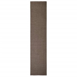 vidaXL Alfombra de sisal para rascador marrón 66x300 cm