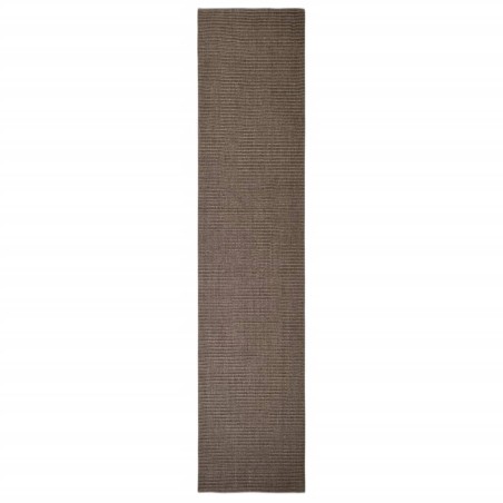 vidaXL Alfombra de sisal para rascador marrón 66x300 cm