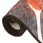 vidaXL Alfombra de cocina lavable antideslizante multicolor 60x180 cm