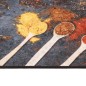 vidaXL Alfombra de cocina lavable antideslizante multicolor 60x180 cm