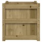 vidaXL Jardinera madera maciza de pino impregnada 50x50x50 cm vidaXL Jardinera madera maciza de pino impregnada 50x50x50 cm