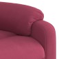 vidaXL Sillón reclinable de masaje eléctrico terciopelo rojo tinto vidaXL Sillón reclinable de masaje eléctrico terciopelo rojo tinto