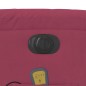 vidaXL Sillón reclinable de masaje eléctrico terciopelo rojo tinto vidaXL Sillón reclinable de masaje eléctrico terciopelo rojo tinto