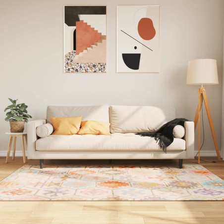 vidaXL Alfombra lavable antideslizante multicolor 160x230 cm