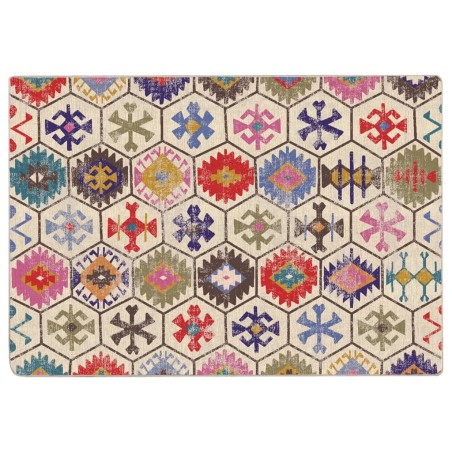 vidaXL Alfombra lavable antideslizante multicolor 160x230 cm