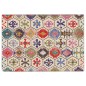 vidaXL Alfombra lavable antideslizante multicolor 160x230 cm