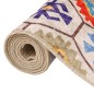 vidaXL Alfombra lavable antideslizante multicolor 160x230 cm