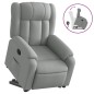 vidaXL Sillón reclinable elevable de tela gris claro vidaXL Sillón reclinable elevable de tela gris claro