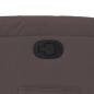 vidaXL Sillón reclinable elevable tela marrón oscuro vidaXL Sillón reclinable elevable tela marrón oscuro
