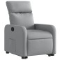 vidaXL Sillón reclinable elevable de tela gris claro vidaXL Sillón reclinable elevable de tela gris claro