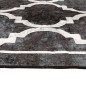 vidaXL Alfombra lavable antideslizante negro y blanco 80x300 cm vidaXL Alfombra lavable antideslizante negro y blanco 80x300 cm