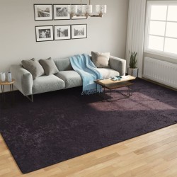 vidaXL Alfombra lavable antideslizante gris antracita 400x300 cm