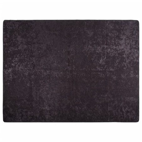 vidaXL Alfombra lavable antideslizante gris antracita 400x300 cm