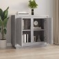vidaXL Aparador de madera contrachapada gris Sonoma 80x34x75 cm vidaXL Aparador de madera contrachapada gris Sonoma 80x34x75 cm