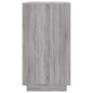 vidaXL Aparador de madera contrachapada gris Sonoma 80x34x75 cm vidaXL Aparador de madera contrachapada gris Sonoma 80x34x75 cm