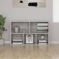 vidaXL Estantería/Aparador madera contrachapada gris Sonoma 50x25x80cm