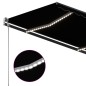vidaXL Toldo manual retráctil con LED gris antracita 4x3,5 m vidaXL Toldo manual retráctil con LED gris antracita 4x3,5 m
