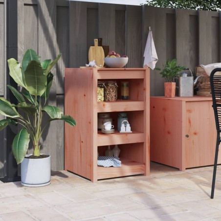 vidaXL Mueble de cocina de exterior madera maciza Douglas 55x55x92 cm