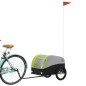 vidaXL Remolque para bicicleta hierro negro y verde 30 kg vidaXL Remolque para bicicleta hierro negro y verde 30 kg