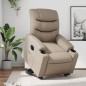 vidaXL Sillón elevable eléctrico cuero artificial capuchino vidaXL Sillón elevable eléctrico cuero artificial capuchino
