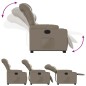 vidaXL Sillón elevable eléctrico cuero artificial capuchino vidaXL Sillón elevable eléctrico cuero artificial capuchino
