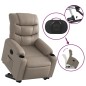 vidaXL Sillón elevable eléctrico cuero artificial capuchino vidaXL Sillón elevable eléctrico cuero artificial capuchino