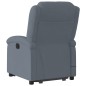 vidaXL Sillón reclinable de masaje elevable terciopelo gris oscuro vidaXL Sillón reclinable de masaje elevable terciopelo gris oscuro
