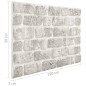 vidaXL Paneles de pared 3D diseño de ladrillo 11 uds EPS gris claro vidaXL Paneles de pared 3D diseño de ladrillo 11 uds EPS gris claro