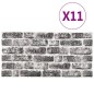 vidaXL Paneles de pared 3D ladrillo gris oscuro y gris 11 pzas EPS vidaXL Paneles de pared 3D ladrillo gris oscuro y gris 11 pzas EPS