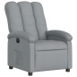 vidaXL Sillón reclinable eléctrico tela gris claro vidaXL Sillón reclinable eléctrico tela gris claro