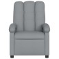 vidaXL Sillón reclinable eléctrico tela gris claro vidaXL Sillón reclinable eléctrico tela gris claro