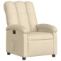 vidaXL Sillón reclinable eléctrico de tela crema vidaXL Sillón reclinable eléctrico de tela crema