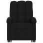 vidaXL Sillón reclinable elevable tela negro vidaXL Sillón reclinable elevable tela negro