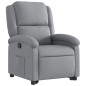 vidaXL Sillón reclinable elevable de tela gris claro vidaXL Sillón reclinable elevable de tela gris claro